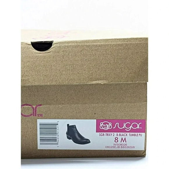 Sugar Women's Trixy Ankle Booties Black Size 8 M (MSRP $65) - Picture 9 of 9